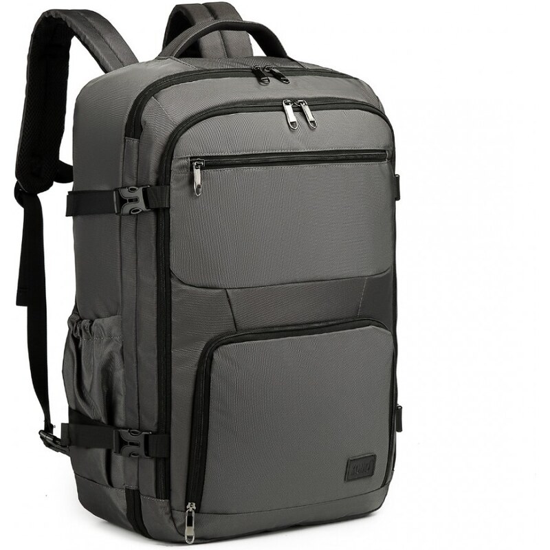Konofactory Šedý objemný cestovní batoh do letadla "Explorer" - vel. XL
