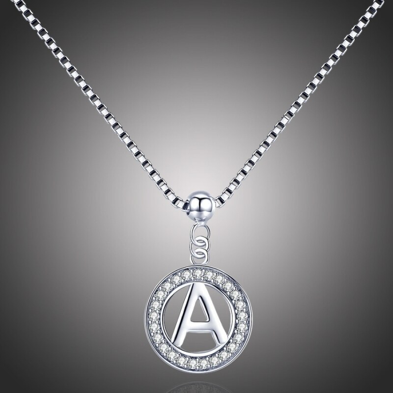 GRACE Silver Jewellery Stříbrný řetízek s přívěskem ve tvaru