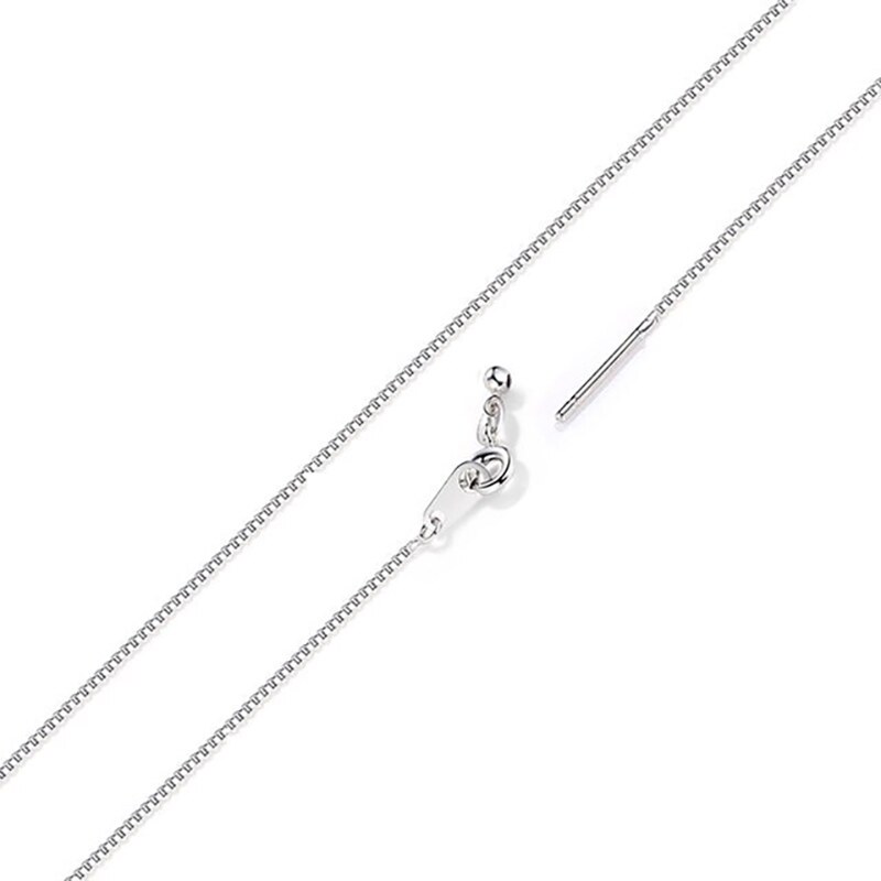 GRACE Silver Jewellery Stříbrný řetízek s přívěskem ve tvaru písmena V - stříbro 925/1000