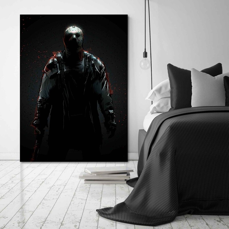 Gario Obraz na plátně Pátek třináctého, brutální Jason Voorhees - Nikita Abakumov Rozměry: 40 x 60 cm