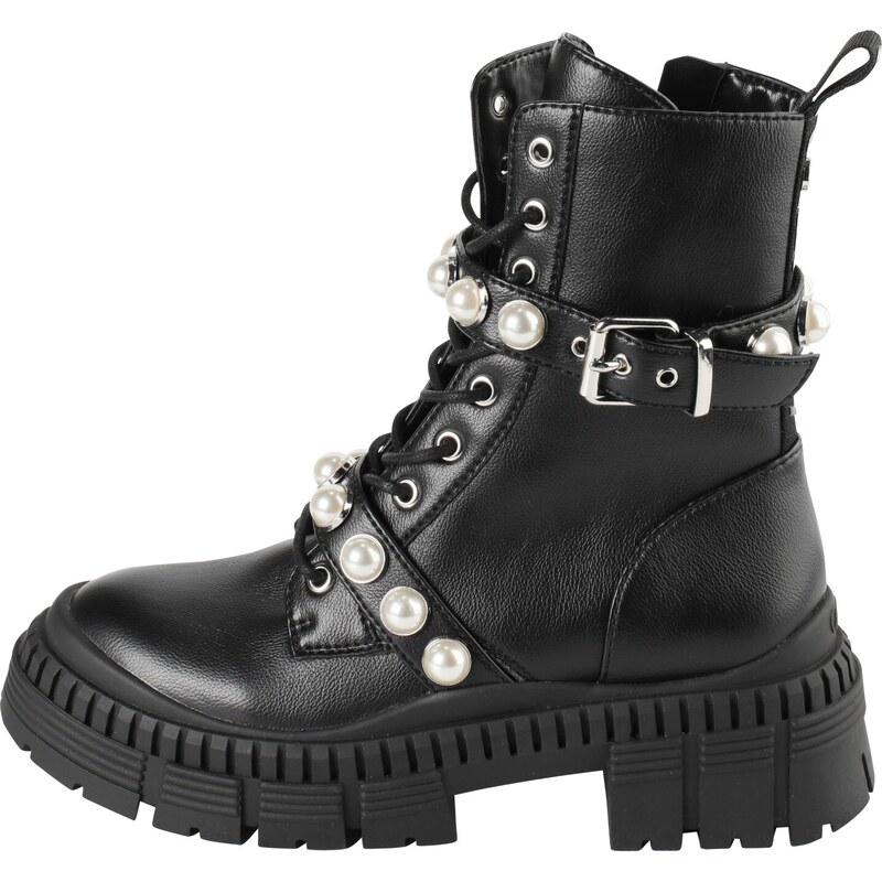 Buffalo wave pearl laceup mid - vegan nappa BLACK 74586989