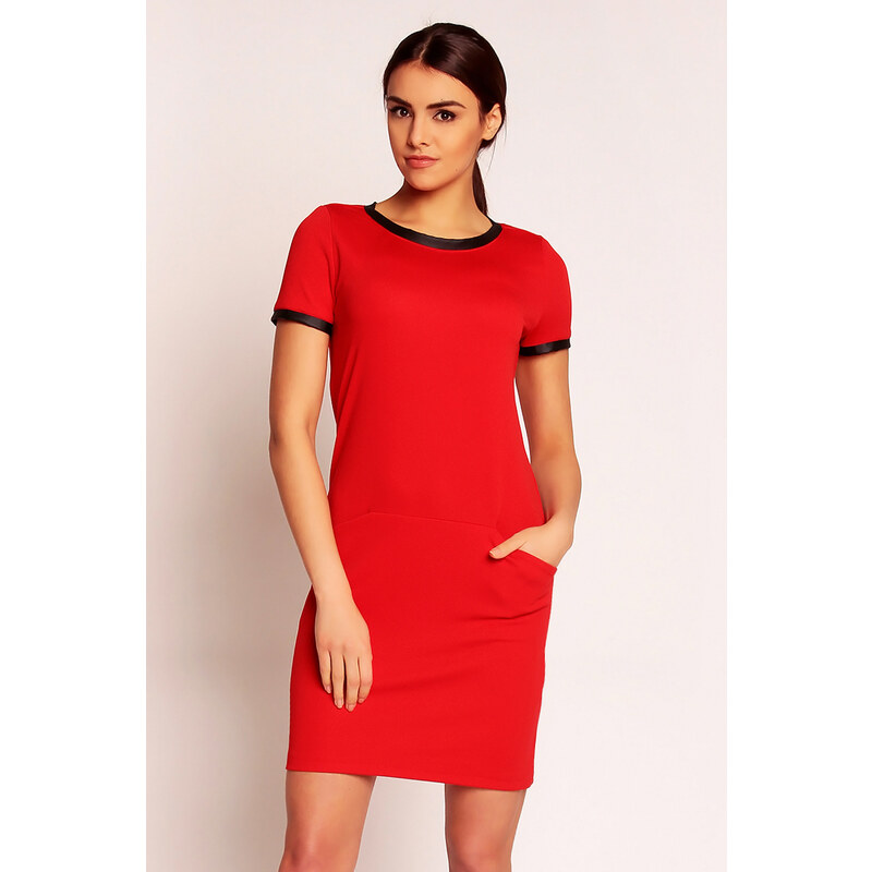 Červené šaty H35 XL
