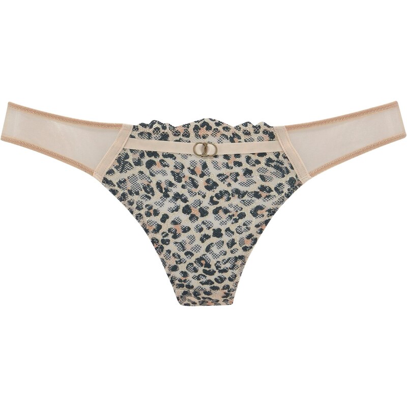 LASCANA Tanga béžová / černá 114979363