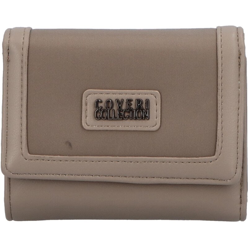 Coveri Menší dámská koženková peněženka Tadeo, zemitá