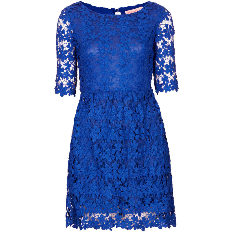 Topshop **Crochet 3/4 Sleeve Dress by Oh My Love