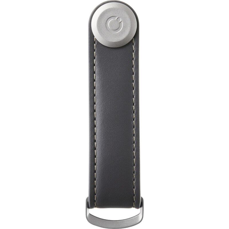 Orbitkey Leather Charcoal with Grey Stitching