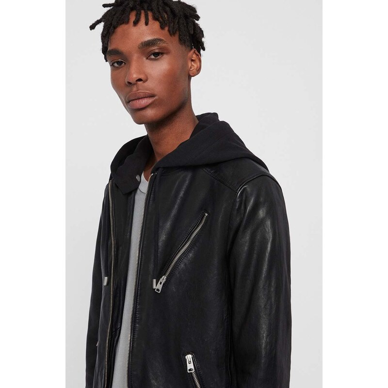 AllSaints - Kožená bunda Harwood Jacket