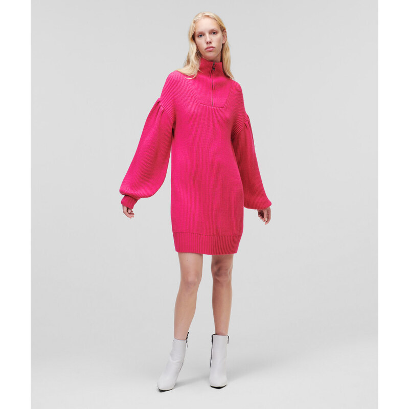 SVETR KARL LAGERFELD LONG KNIT TUNIC W/LOGO 114999044