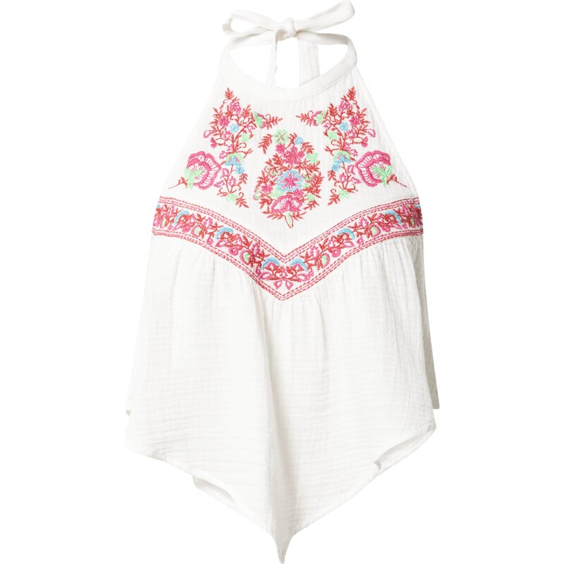 Nasty Gal Top mix barev / bílá