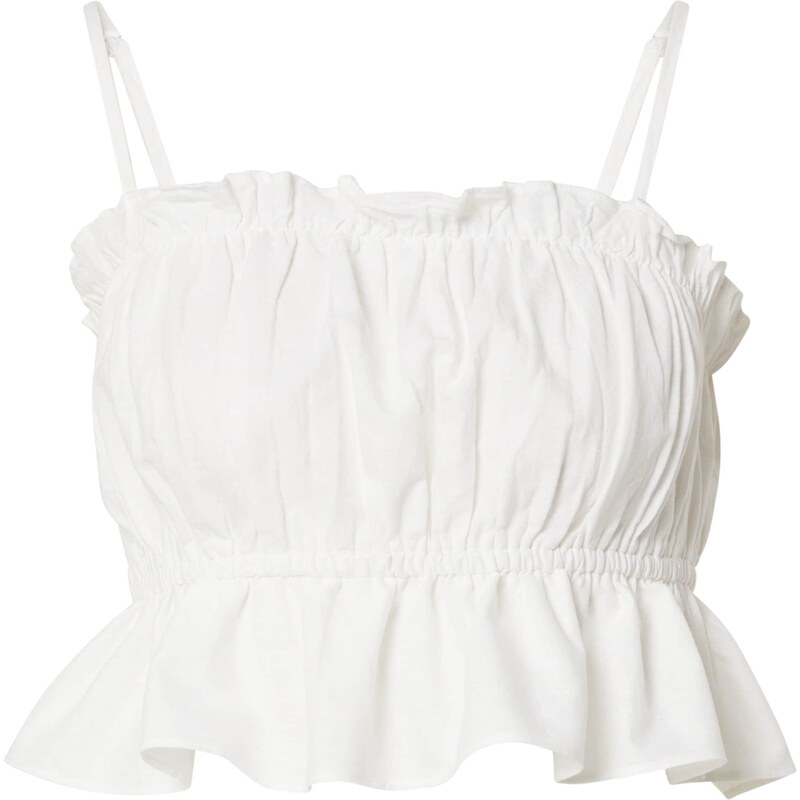 Nasty Gal Top Cami bílá 109494706