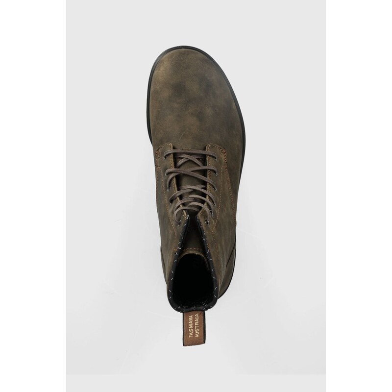 Semišové boty Blundstone 1930 pánské, hnědá barva