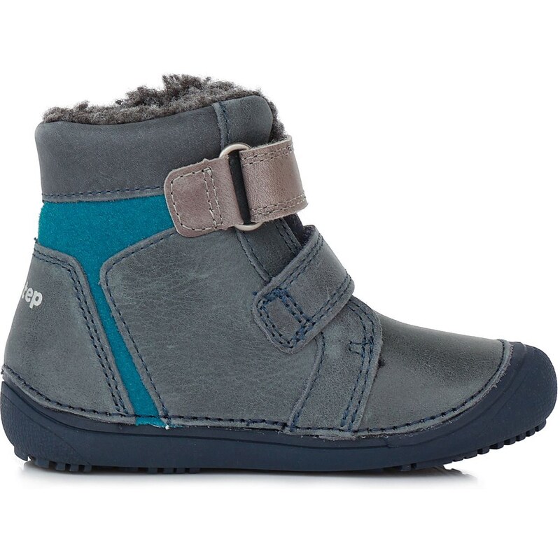 Chlapecké zimní boty D.D.step W063-740 barefoot