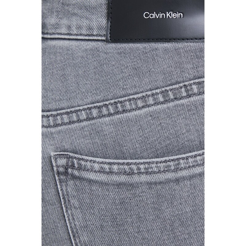 Džíny Calvin Klein Mid Rise Slim dámské, medium waist