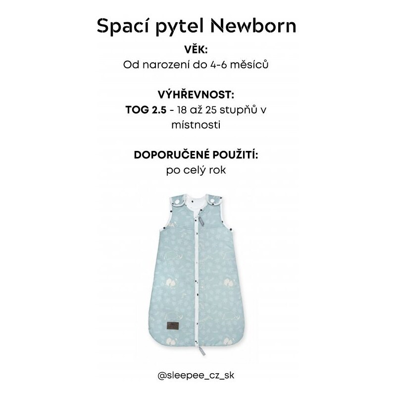 Spací pytel Sleepee Newborn Bloom