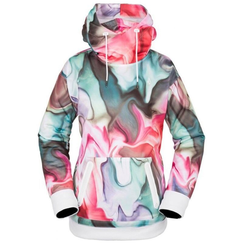 Volcom IKINA VOLCO Spring Shred Hoody WS - růžová -