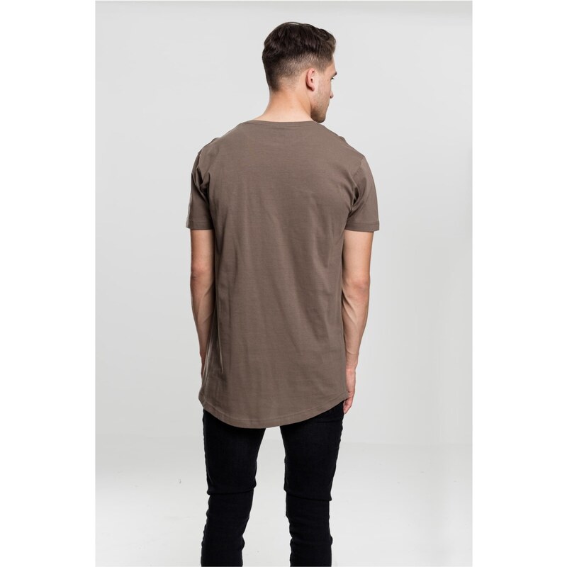 Urban Classics Shaped Long Tee army green