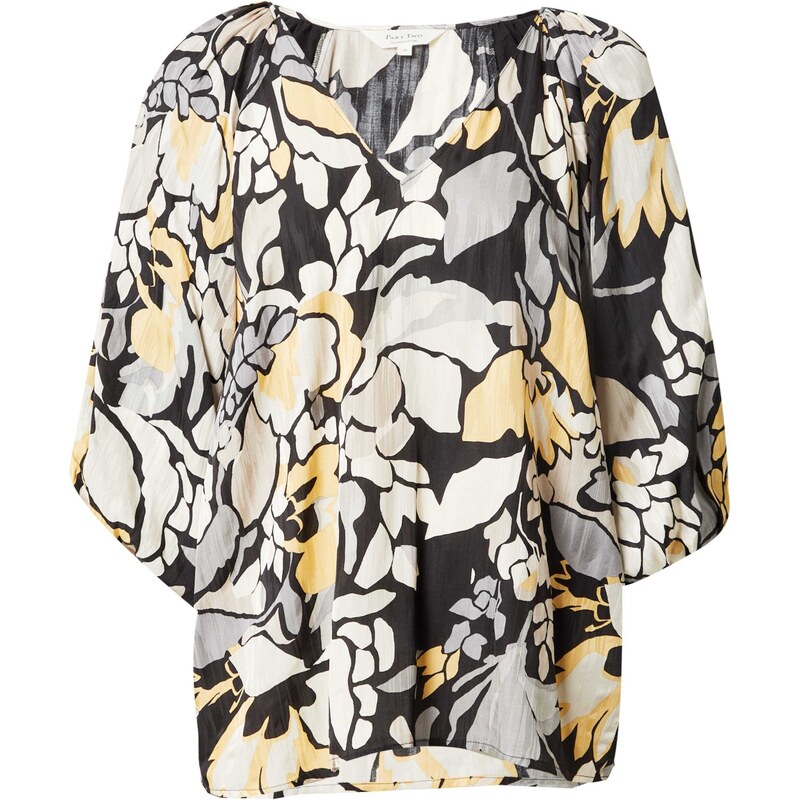 Part Two Halenka Temira světle žlutá / šedá / černá / offwhite 109424167