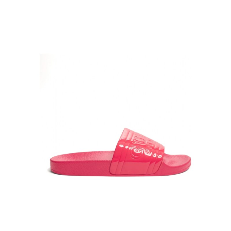 Outlet - GUESS pantofle Mel Logo Slide Sandals pink 40