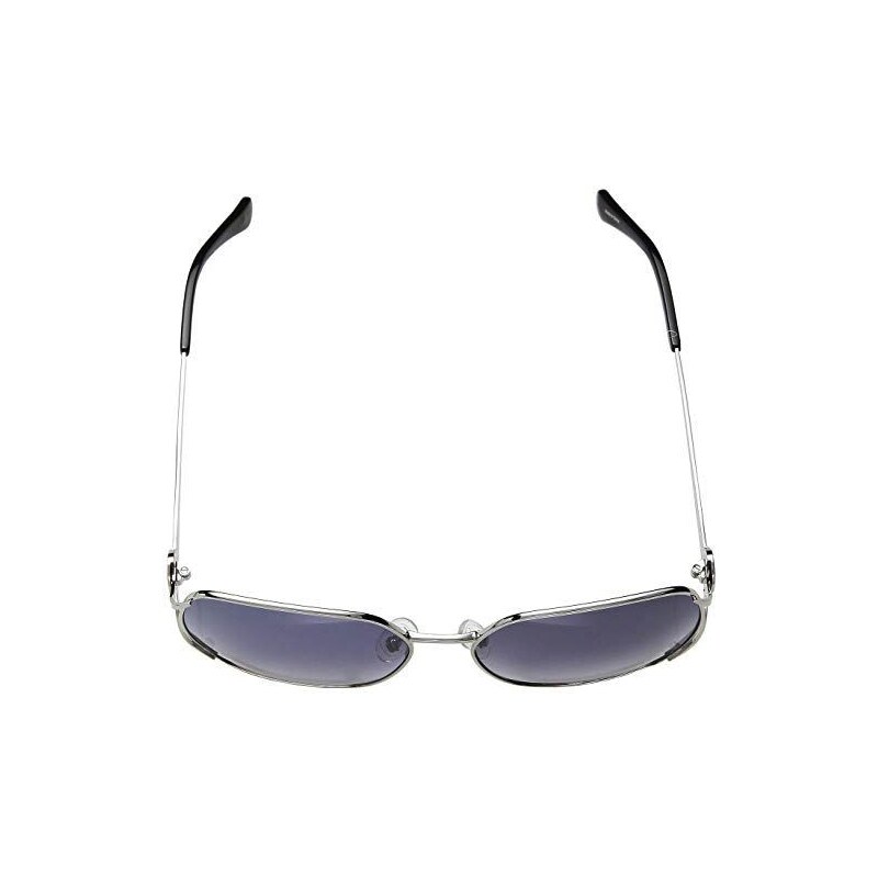 GUESS brýle Metal Logo Sunglasses černé Stříbrná