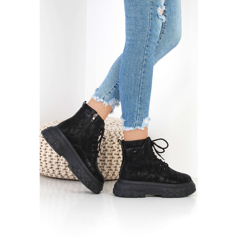 Cathay moda Dámské kotníkové boty 7092-1B 74671532