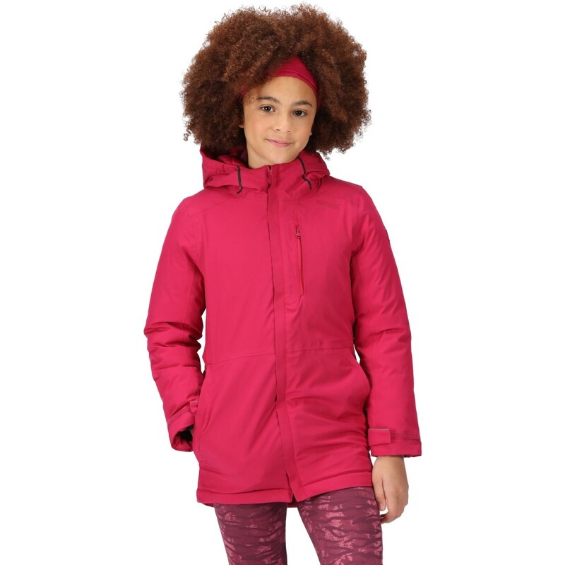 Dětský kabát Regatta YEWBANK tmavě růžová