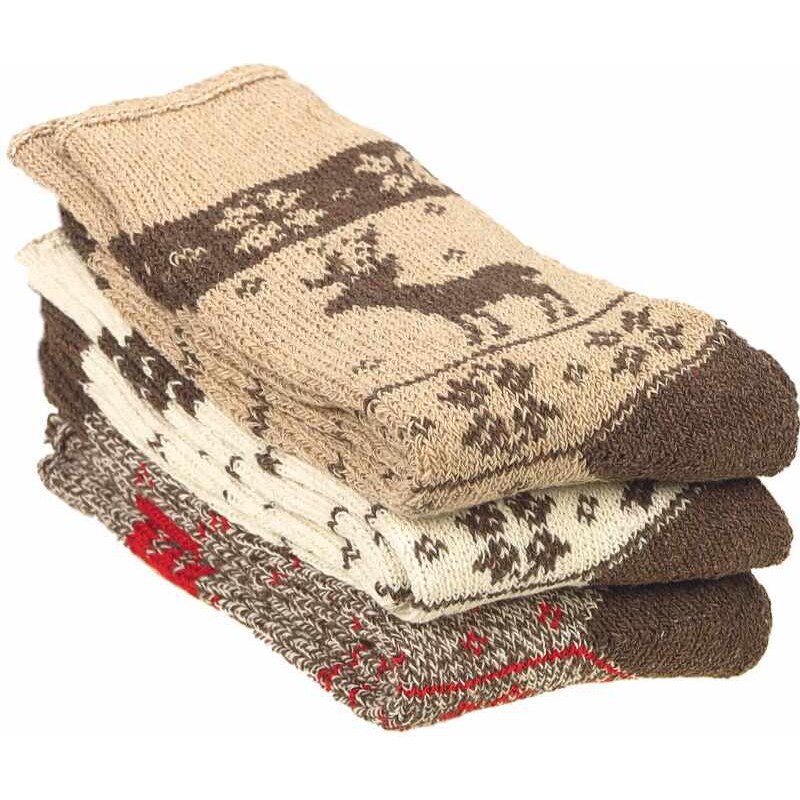 TifanTEX Dámské vlněné ponožky Alpaca W101B