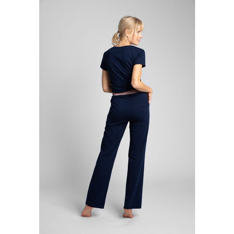 LaLupa Woman's Trousers LA016 Navy Blue