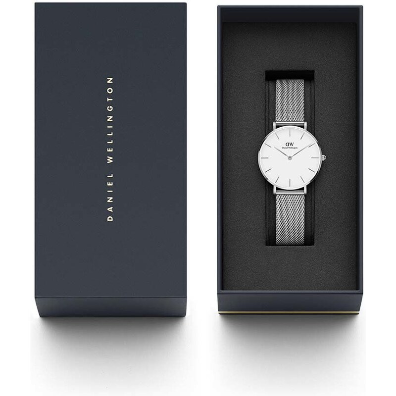 Hodinky Daniel Wellington Petite 32 Sterling stříbrná barva