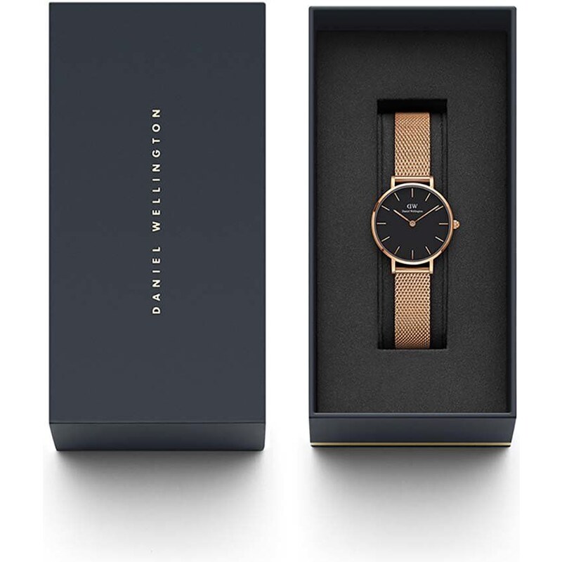 Hodinky Daniel Wellington Petite 28 Melrose růžová barva