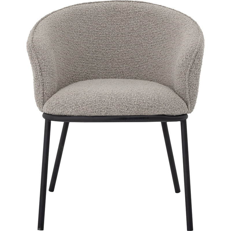 Bloomingville Jídelní židle Cortone, šedá, polyester - 82050369