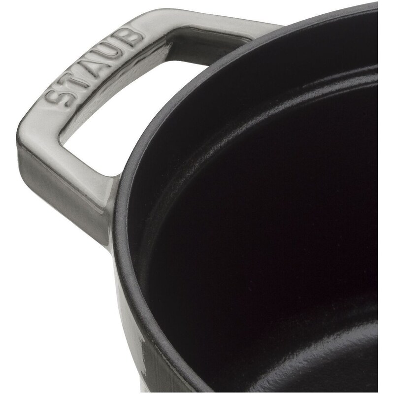 Staub Cocotte hrnec kulatý 26 cm/5,2 l šedý, 1102618