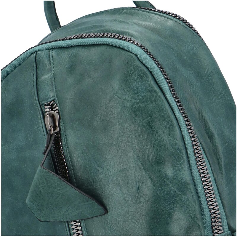Dámský batůžek modrozelený - Paolo Bags Desta zelená