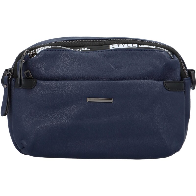 ILF Trendová dámská koženková crossbody Alondra, tmavě modrá 74711300