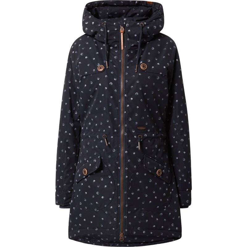 alife & kickin Přechodová parka CharlotteAK marine modrá / bílá 109076430
