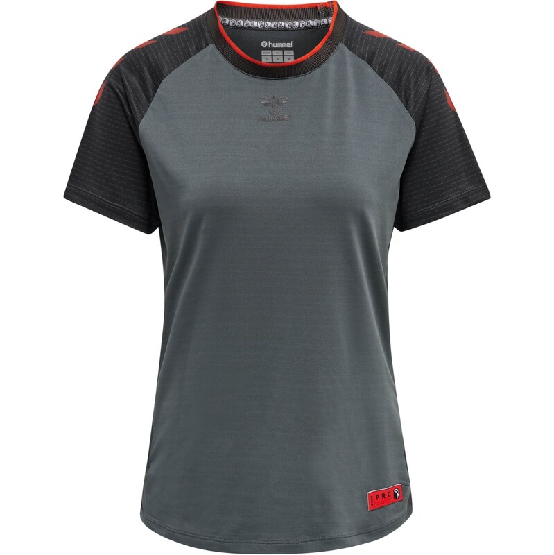 Hummel Funkční tričko grafitová / červená / černá 113475455