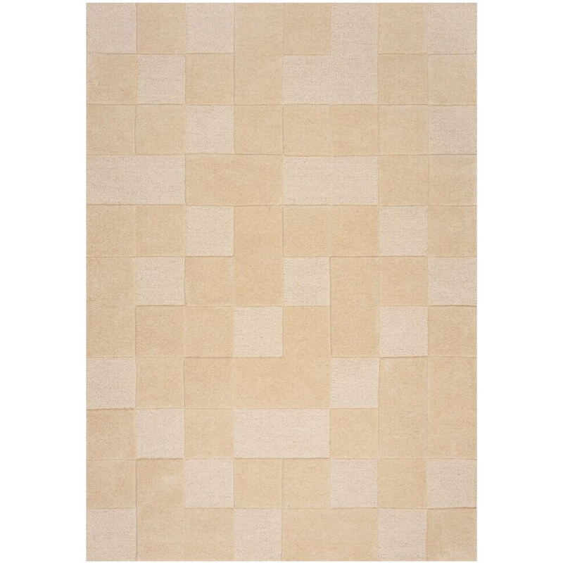 Flair Rugs koberce Kusový koberec Moderno Checkerboard Natural - 120x170 cm