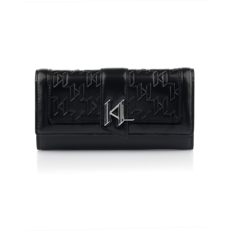 PENĚŽENKA KARL LAGERFELD K/SADDLE CHAIN CONT. FLAP WT