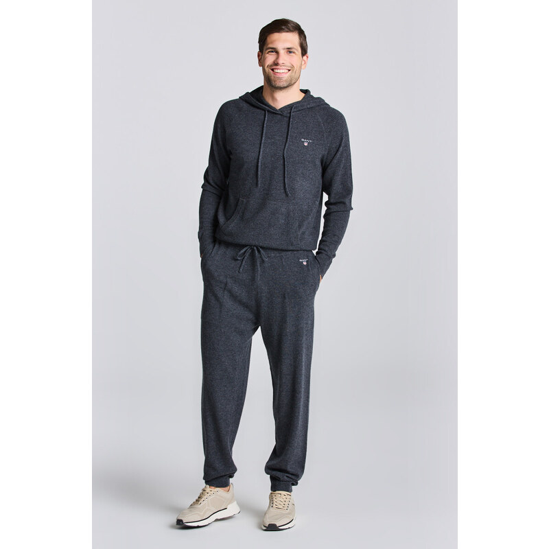 TEPLÁKY GANT D1. KNITTED SWEATPANTS šedá M