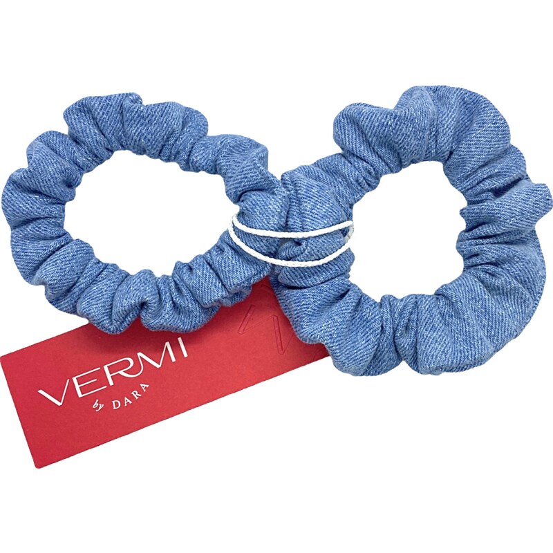 VERMI by DARA Gumičky do vlasů DENIM