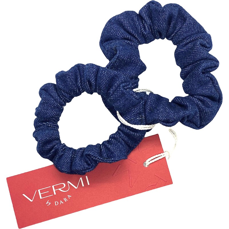 VERMI by DARA Gumičky do vlasů DENIM