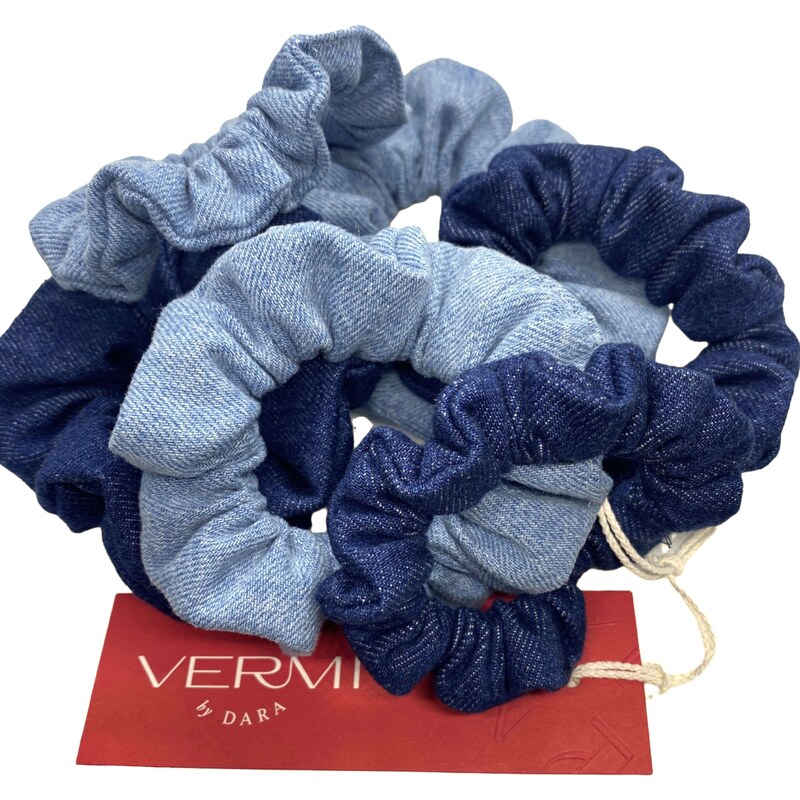 VERMI by DARA Gumičky do vlasů DENIM