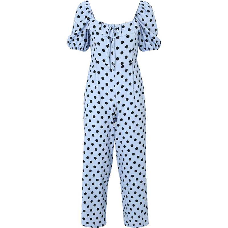 Dorothy Perkins Petite Overal světlemodrá / černá