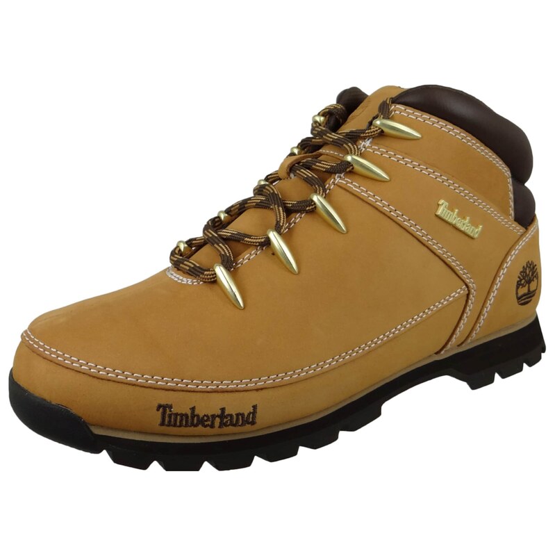 TIMBERLAND Šněrovací boty Euro Sprint Hiker karamelová / černá