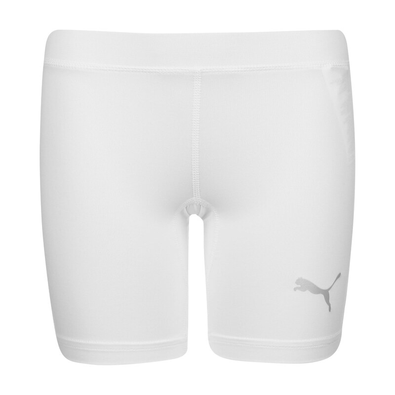 PUMA Sportovní kalhoty černá / bílá