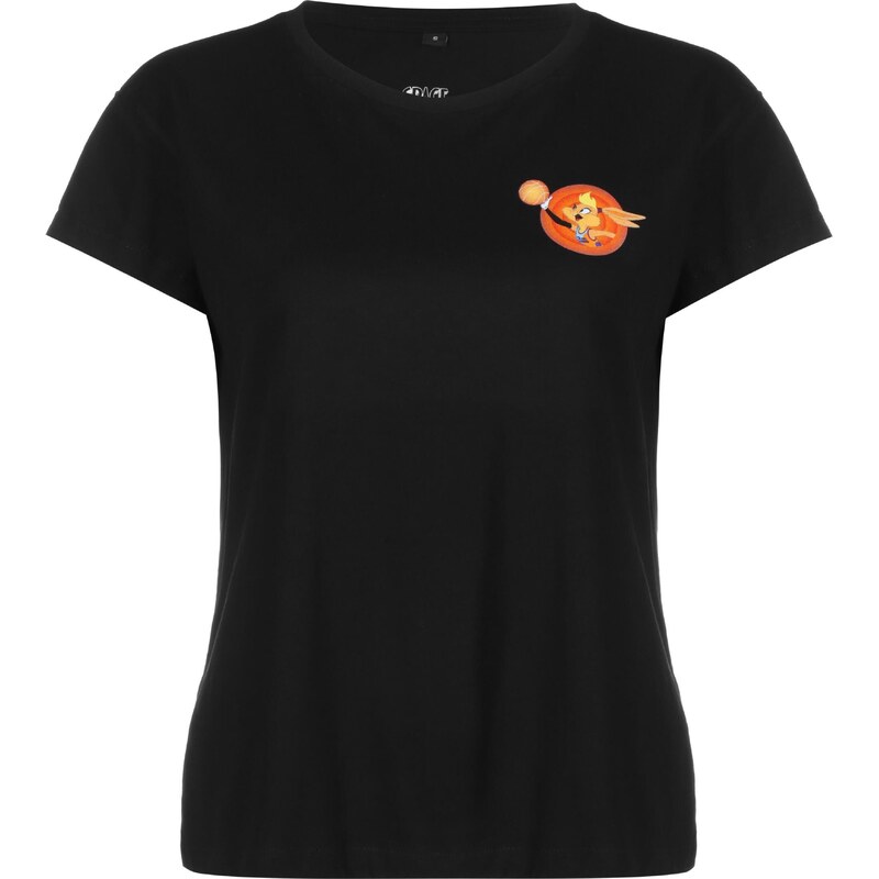 Merchcode Tričko Lola pastelově žlutá / oranžově červená / černá / 109351482