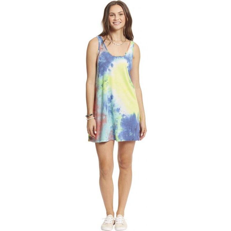 Lagaci ŠATY AGACI TIE DYE TANK DRESS - modrá - 74749255