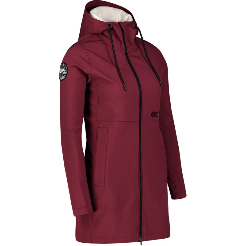 Nordblanc Vínový dámský softshellový kabát AMBLE
