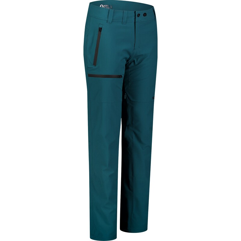 Nordblanc Zelené dámské nepromokavé outdoorové kalhoty BOBBISH