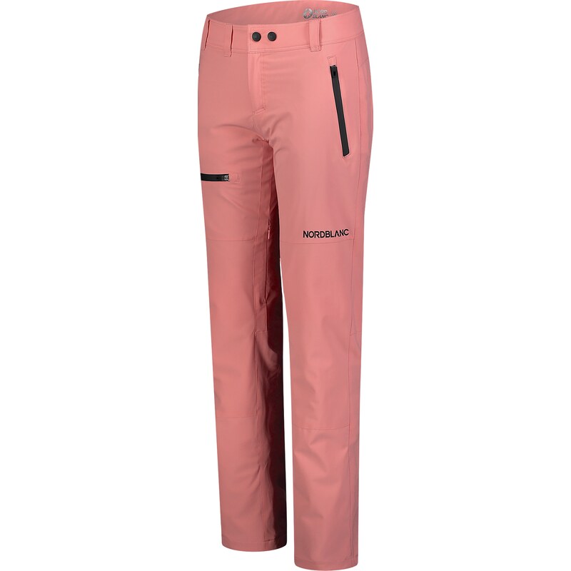 Nordblanc Růžové dámské nepromokavé outdoorové kalhoty BOBBISH