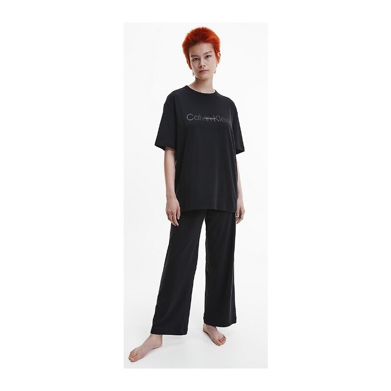 Dámské pyžamo QS6916E UB1 černá - Calvin Klein 113448359